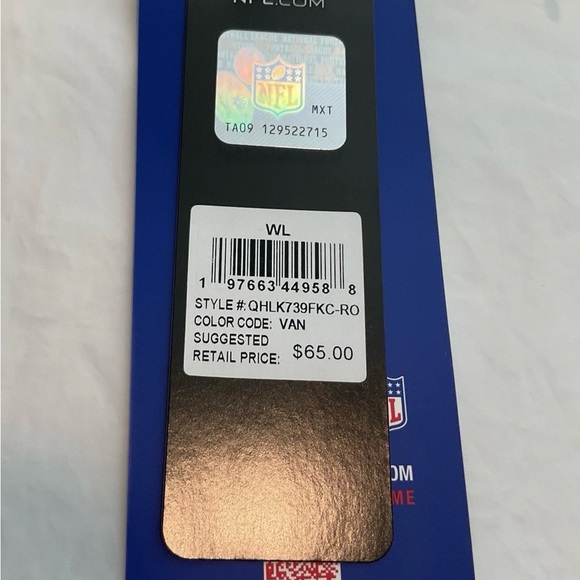 NFL Ultra Game Cream Chiefs Hoodie with Red Logo women’s - Picture 4 of 4